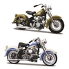 image:imageMaisto 118 Scale Harley Davidson Duos  40s Series 42 Flat Head and 48 Panhead Diecast Motorcycles50s Series