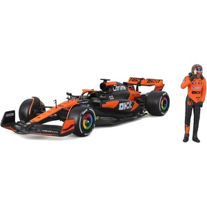 image:imageBburago 124 2024 Race McLaren MCL38 with Figure Piastri 81Piastri 81