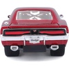 image:image1969 Dodge Charger RT Red Metallic with Black Hood and Black Stripes Classic Muscle 125 Diecast Model Car by Maisto
