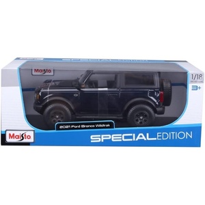 image:imageMaisto 118 SE 2021 Ford Bronco Wildtrak 2dr Anti Blue