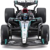 image:imageBburago 143 Scale 2024 Formula Race Mercedes W15 Diecast Vehicle with Helmet Russell 63