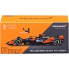 image:imageBburago 143 Scale 2024 Race McLaren MCL38 DieCast Formula Vehicle with Helmet Norris 4