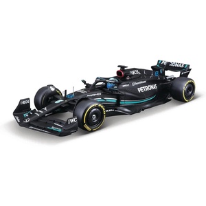 image:imageBburago 124 2023 Race Mercedes W14 Model Kit with Helmet Russell 63