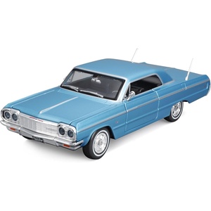 image:imageMaisto 1964 Chevrolet Impala SS Blue Metallic Special Edition Series 126 Diecast Model Car