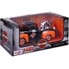 image:image1948 Ford F1 Pickup Truck with 1958 Harley Davidson FLH Duo Glide Motorcycle Orange and Black 124 Diecast Models by Maisto