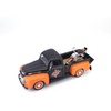 image:image1948 Ford F1 Pickup Truck with 1958 Harley Davidson FLH Duo Glide Motorcycle Orange and Black 124 Diecast Models by Maisto