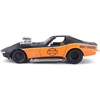 image:image1970 Chevrolet Corvette Harley Davidson BlackOrange 124 Diecast Model Car by Maisto