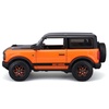 image:image2021 Ford Bronco Badlands Orange and Black Harley Davidson HD Custom Series 124 Diecast Model Car by Maisto
