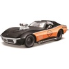 image:image1970 Chevrolet Corvette Harley Davidson BlackOrange 124 Diecast Model Car by Maisto