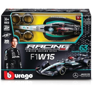 image:imageBburago 124 Race Formula Mercedes W15 Model Kit wHelmet 2024 wo Stand