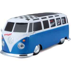 image:imageMaisto 124 RC VW Van Samba 24GHZ Remote Control Vehicle WhiteBlue 8152900000009